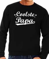 Coolste papa cadeau sweater zwart voor heren